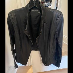 Faux leather jacket